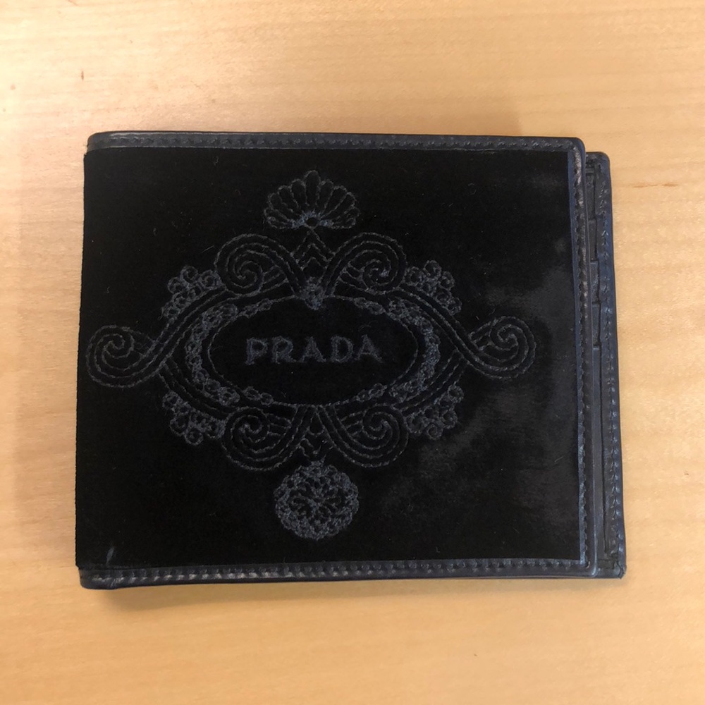 Black Prada Wallet